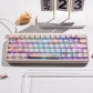 Marble 104+27 PBT Doubleshot Backlit 5-sided Dye-subbed Keycaps Set Cherry Profile Side Legends for MX Keyboard